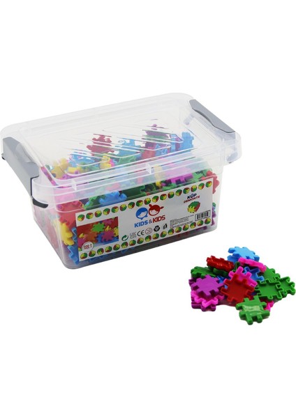 300 Pcs Küp Demonte Lego Oyuncak Saklama Kutulu (4915)