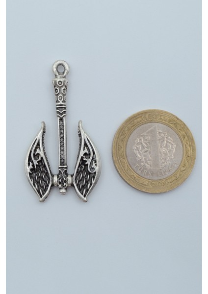 Balta - Axe Gümüş Kaplama Deri Ip Kolye fırsatları