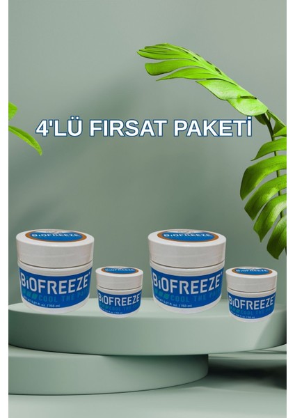 Sırt Bel Diz Dirsek Iskelet ve Kas Teskin Edici Artrit Masaj Kremi 150 ml x 4 Adet