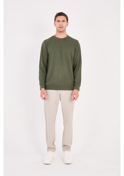 Rahat/normal Kesim Yumuşak Modal Karışımlı Erkek Sweatshirt - R2636 fırsatları