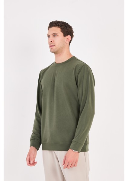 Rahat/normal Kesim Yumuşak Modal Karışımlı Erkek Sweatshirt - R2636 indirimleri