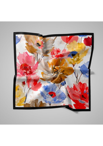 Coolness Viscon Eşarp | Masalsı Çiçek