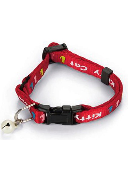 Techmrt Beeztees Yavru Kedi Tasma 23CM Kırmızı