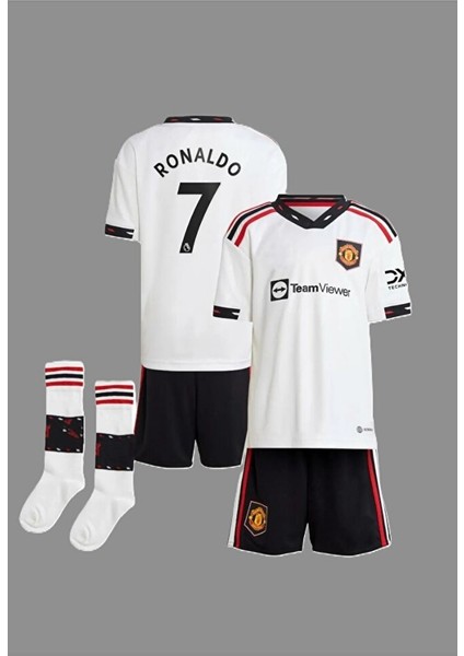 Cristiano Ronaldo 2021-22 Sezonu Manchester/united Çocuk Forması 4'lü Set