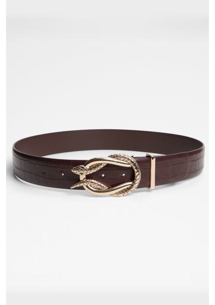 Viperine Kadın Kemer - Kahverengi
