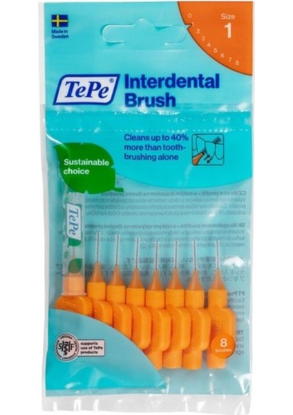 Arayüz Fırçası Turuncu 0.45 mm 8'li