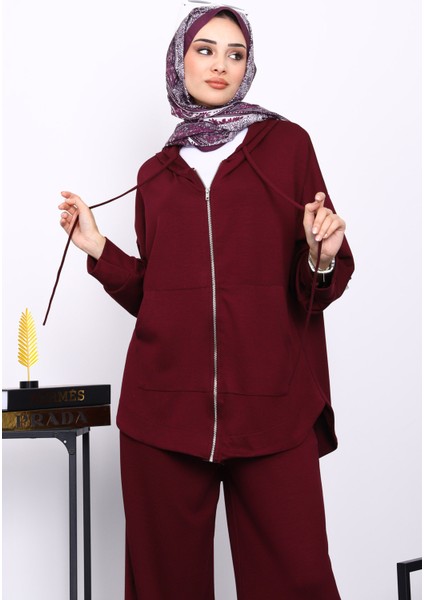 Mürdüm Önü Kısa Arkası Uzun Tunik Pantolonlu Takım modelleri