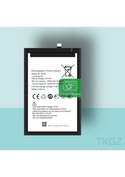 - Infinix Note 10 Pro - BL-49JX - Batarya Pil Orijinal Sıfır