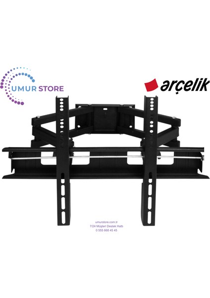 A55 D 790 B 42”- 55”- 65”- 75” Inç LCD LED Ekran Tv Hareketli Askı Aparatı