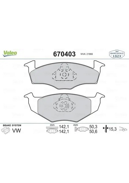 670403 On Fren Balatasi 1H0698151B JZW698151E