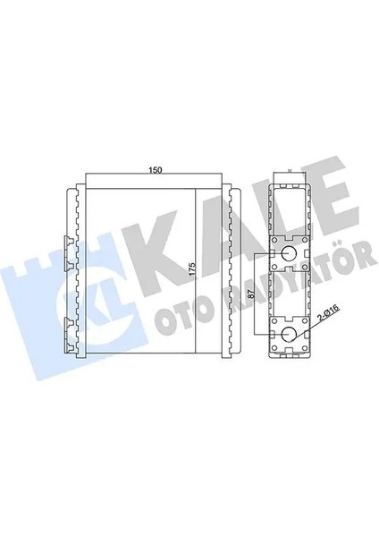 346655 Kalorifer Petegi 271401N700 271401N710