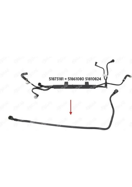 14617 Yakit Borusu 51810824 51861080 51873181