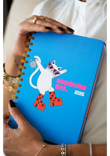 Spiralli Sert Kapak 2026 Günlük Ajanda A5 fiyatları