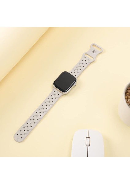 Apple Watch Seri 49/46/45/44/42 mm Uyumlu Soft Silikon Ayarlanabilir Kordon fiyatları