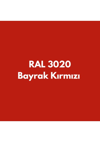 Izower Pro Zemin Boyası 20KG - Ral 3020 - Bayrak Kırmızı fiyatları