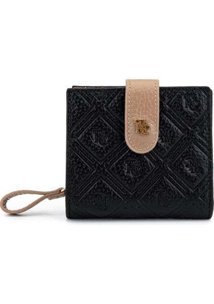 Kadın Hakiki Deri Siyah Cüzdan 1155 110 Bn Czdn SK25-26 Sıyah Fltr Bsk