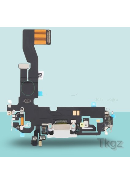 Apple İphone 12 PRO Full Şarj Soketi Filmi FLEX Orjinal (GÜMÜŞ)