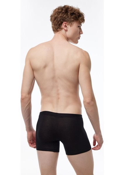 Erkek Siyah Micro Modal Boxer 909 fiyatları