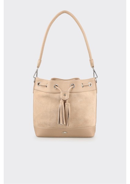 Bej Kadın Omuz Çantası