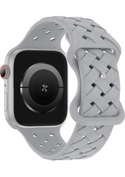 Apple Watch Seri 49/46/45/44/42 mm Uyumlu Soft Silikon Ayarlanabilir Kordon