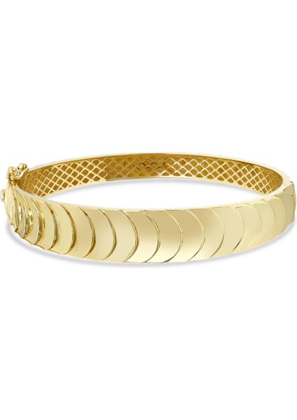 Altın Tasarım Kelepçe - 14K