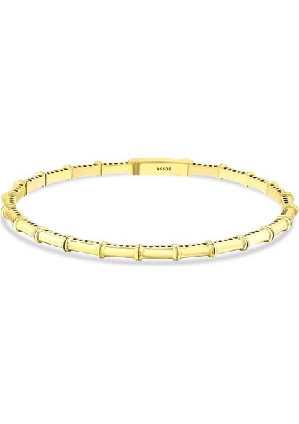 Altın Tasarım Kelepçe - 14K