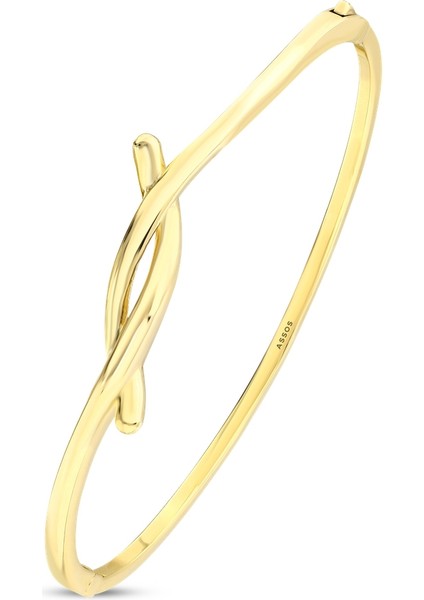 Altın Tasarım Kelepçe - 14K