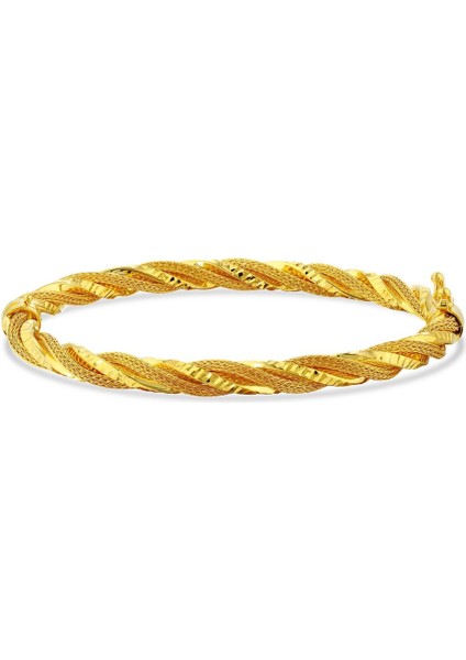 Tasarım Altın Kelepçe - 14K