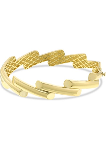 Tasarım Altın Kelepçe - 14K