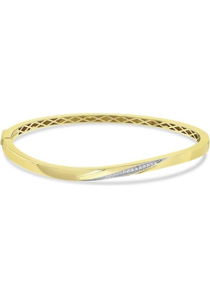 Altın Tasarım Kelepçe - 14K