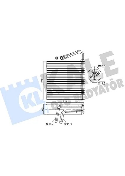 350065 Klima Radyatoru 7701207874