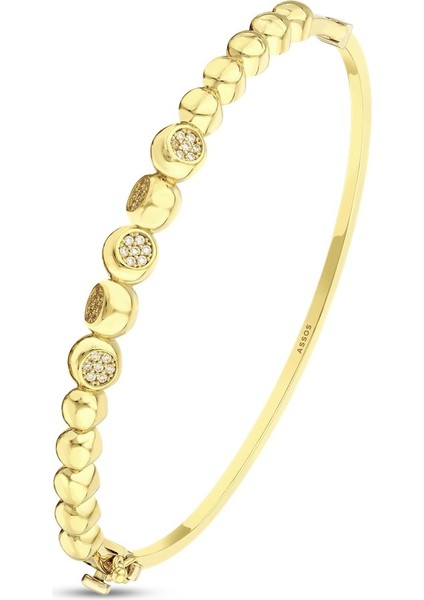 Altın Tasarım Kelepçe - 14K