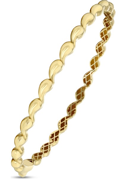 Tasarım Altın Kelepçe - 14K