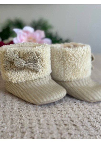 Kız Bebek Patik - Bej