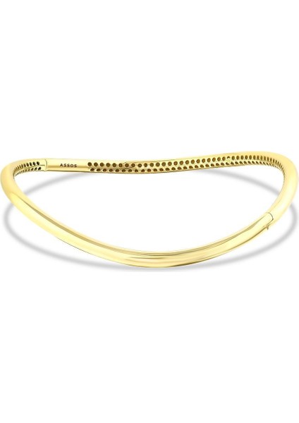 Altın Tasarım Kelepçe - 14K