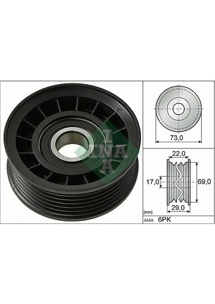 532064910 Alternator Gergi Bilyasi 1450947 1465253 1555720