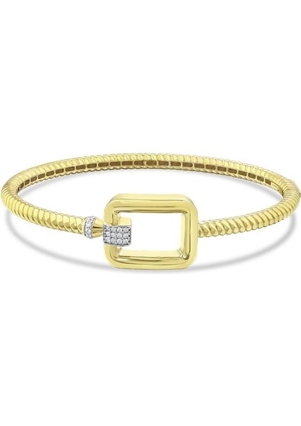 Altın Tasarım Kelepçe - 14K