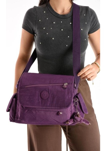 Lüks Figürlü Gösterişli Bol Bölmeli Çapraz Çanta fiyatları