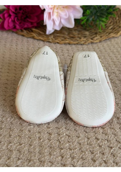 Kız Bebek Patik - Pembe Çiçek modelleri