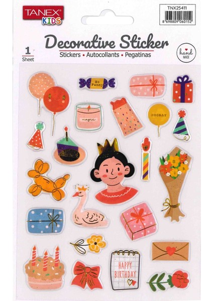 Decorative Sticker TNX-25411