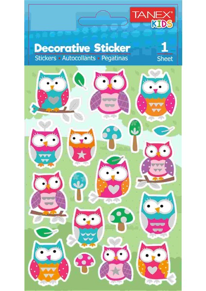 Şaşkın Baykuşlar Serisi Etiketi TNX-25153