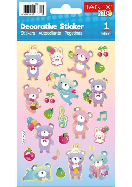 Puffy Sevimli Ayıcıklar Serisi TNX-27245