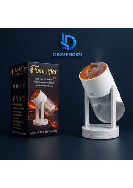 🌋 Subzero HM88 Humidifier Hava Nemlendirici | Volkanik Görünüm & LED Işıklı Buhar Makinesi modelleri