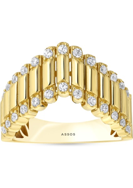 Tasarım Altın Yüzük - 14K