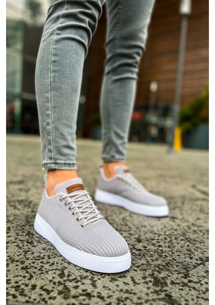 Bağcıklı Triko Kumaş Erkek Spor Ayakkabı Antrasit fırsatları