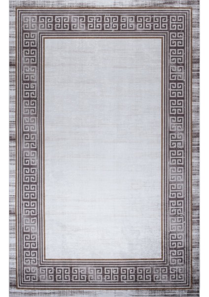 Bianca mt Eco Dijital Baskı Makinada Yıkanabilir Kaymaz Taban Dekoratif Halı Kahverengi 28320 fiyatları