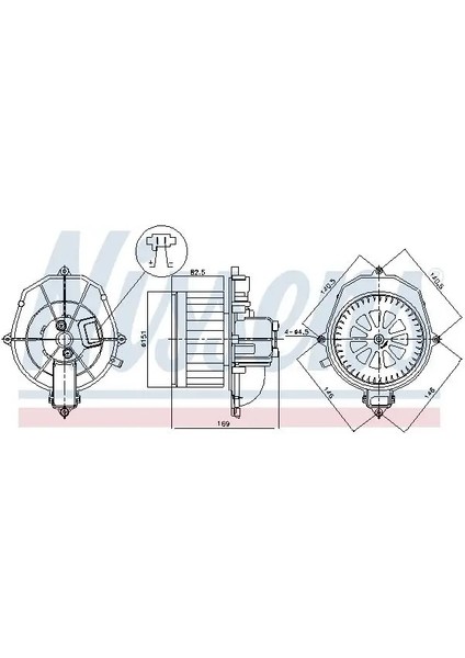 87518 Kalorifer Motoru 6441AR