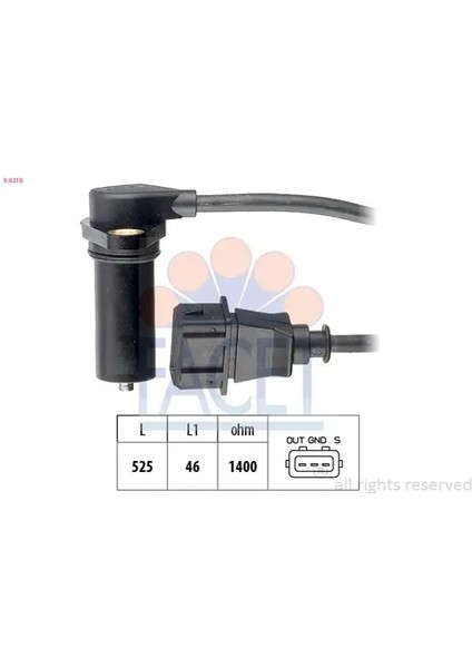 90219 Krank Sensoru 038907319