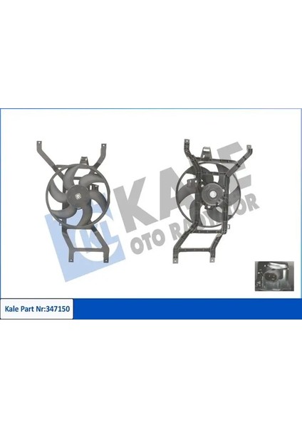347150 Fan Motoru 214817807R 8200779073