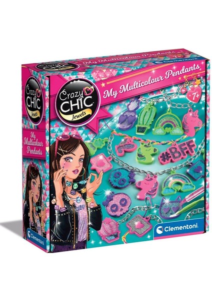 18757 Crazy Chic - Renkli Kolyeler Kız Erkek Çocuk Oyuncak Eğitici Oyuncaklar